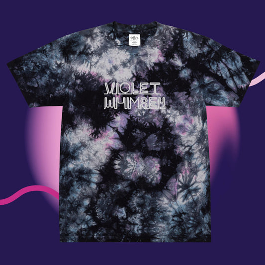 dark mode VW tie-dye t-shirt